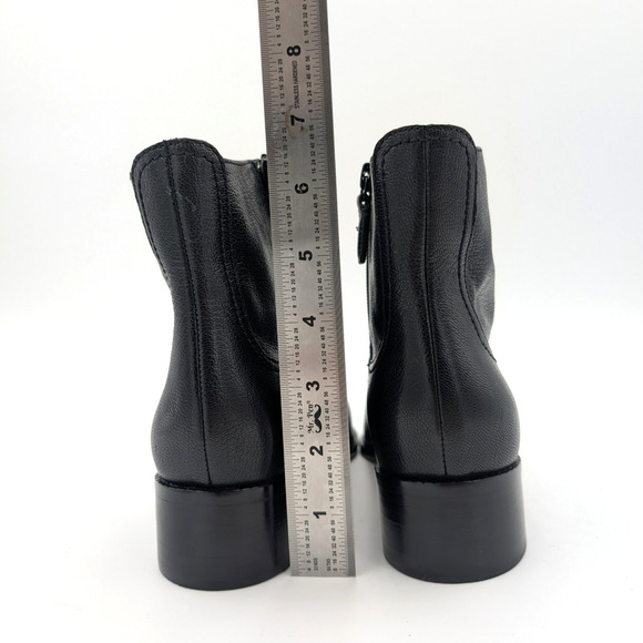 Cole Haan Naia Pointed Toe Block Heel Booties Women's Black Size US7.5B - Picture 4 of 7
